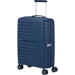 Walizka American Tourister Spinner 55/20 TSA EXP. Niebieskie walizki damskie American Tourister, bez wzorów. Za 576.60 zł.