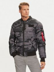 Alpha Industries Kurtka bomber 138116C Czarny Regular Fit. Czarne kurtki męskie Alpha Industries, m, bez wzorów, z syntetyku, bez kaptura. Za 689.99 zł.