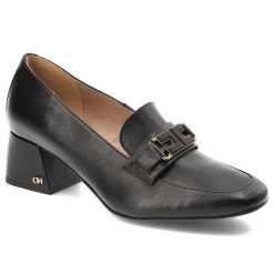 Czarne Półbuty Chebello Damskie Eleganckie Obuwie. Czarne półbuty damskie CheBello, bez wzorów, ze skóry, eleganckie, bez obcasa, na obcasie, bez zapięcia. Za 449.00 zł.