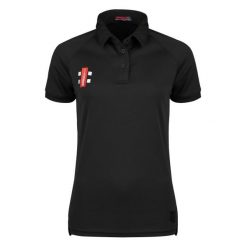 Damska koszulka polo Gray-Nicolls Matrix V2. Czarne bluzki damskie GRAY-NICOLLS, bez wzorów, bez kołnierzyka, bez ramiączek. Za 205.00 zł.