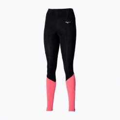 Legginsy damskie Mizuno Core Long. Czarne legginsy damskie Mizuno, bez wzorów, z elastanu. Za 139.99 zł.