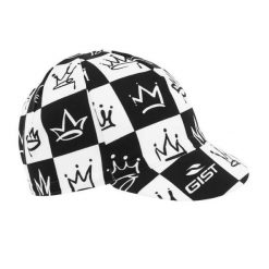 Czapka rowerowa deco king Gist. Białe czapki damskie GIST, bez wzorów, z materiału, eleganckie. Za 132.76 zł.