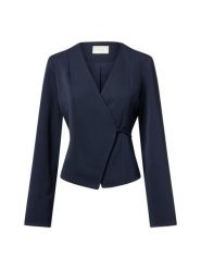 Neo Noir Marynarka - Bluzka Simmi Kobiety niebieski, 42. Niebieskie marynarki i żakiety damskie Neo Noir, bez wzorów, sportowe, bez kołnierzyka, bez ramiączek. Za 229.95 zł.