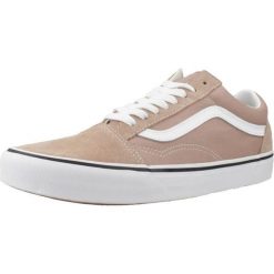Tenisówki Vans Model Old Skool Kolor Brązowy. Brązowe trampki męskie Vans, bez wzorów, ze skóry, bez zapięcia. W wyprzedaży za 307.85 zł.