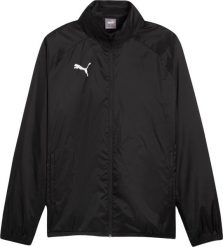 Kurtka męska Puma Kurtka męska Team Goal All Weather czarna 659038 03 S. Czarne kurtki męskie Puma, m, bez wzorów, bez kaptura. Za 452.34 zł.
