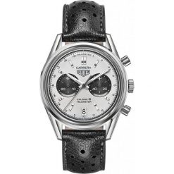 RABAT ZEGAREK TAG HEUER CARRERA CAR221A.FC6353. Szare zegarki męskie TAG HEUER, z aplikacjami, szklane. W wyprzedaży za 17,780.00 zł.