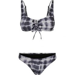 Bikini Damskie Tie Dye Lace Up Bikini. Białe stroje kąpielowe damskie Urban Classics, m, bez wzorów. Za 137.99 zł.