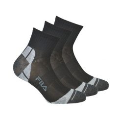 Fila Półwysokie Skarpetki 3-Pak Czarny Rozmiar 35-38 z Bawełny. Czarne skarpetki damskie Fila, bez wzorów, z bawełny. Za 131.99 zł.