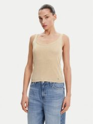 Guess Top W5GR16 Z3E22 Kolorowy Regular Fit. Topy damskie Guess, xl, z aplikacjami, z wiskozy, bez kołnierzyka, bez ramiączek. Za 149.99 zł.