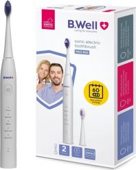 Szczoteczka B.Well Szczoteczka Soniczna Elektryczna do zębów B.WELL PRO-850 Biała. Białe szczoteczki soniczne B.Well. Za 119.99 zł.