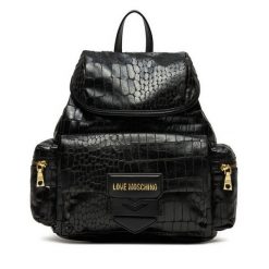 Plecak LOVE MOSCHINO. Czarne plecaki damskie Love Moschino, bez wzorów. Za 769.99 zł.