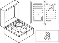 Zegarek męski Tsar Bomba TB8213A(1+1)-06 czarny. Czarne zegarki męskie NoName, bez wzorów. Za 3,510.00 zł.