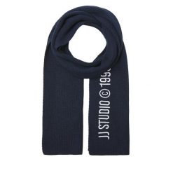 Szalik Jack & Jones. Niebieskie szaliki męskie Jack & Jones, bez wzorów. Za 99.99 zł.