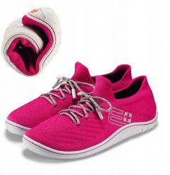 SH5010W Buty damskie BAREFOOT MERINO różowy/szary 37. Czerwone obuwie sportowe damskie Spokey, bez wzorów, bez zapięcia. Za 446.44 zł.