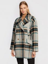 Pinko Płaszcz wełniany Cassandra 1G18CK 7638 Kolorowy Regular Fit. Płaszcze damskie Pinko, na zimę, bez wzorów, z wełny, bez kołnierzyka, bez kaptura. Za 2,529.00 zł.