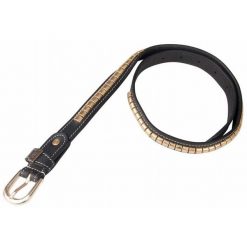 Pasek klinowy T de T. Czarne paski męskie T DE T. Za 146.50 zł.