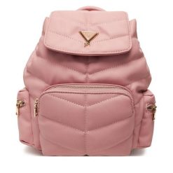 Plecak Guess. Czerwone plecaki damskie Guess, z aplikacjami. Za 219.99 zł.