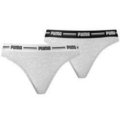 Stringi Damskie 907854 (zestaw 2 Sztuk). Brązowe majtki damskie Puma. Za 118.99 zł.