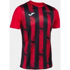 Koszulka Sportowa Joma Inter III Czerwona-Czarna 2XL - Oddychająca i Trwała. Czarne koszulki sportowe męskie Joma, xl, bez wzorów, z meshu, bez ramiączek, do piłki nożnej. Za 141.05 zł.