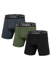 Bokserki męskie Pitbull Sport 3-pak. Czarne bokserki męskie PITBULL, bez wzorów, z lycry. Za 99.00 zł.