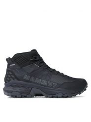 Mammut Trekkingi Sertig II Mid Gtx GORE-TEX 3030-04830-0001-1080 Czarny. Czarne botki męskie Mammut, bez wzorów, z gore-texu, bez obcasa, bez zapięcia. Za 769.99 zł.