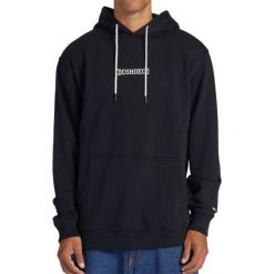 Bluza z kapturem dla Mężczyzn BASELINE Czarny. Czarne bluzy sportowe męskie DC Shoes, m, bez wzorów, z bawełny, z kapturem. Za 286.80 zł.