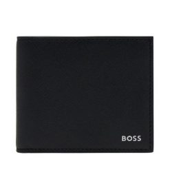 Portfel BOSS. Czarne portfele męskie Boss, bez wzorów. Za 319.99 zł.