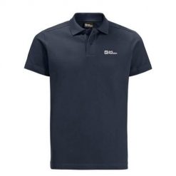 Koszulka sportowa męska Jack Wolfskin Essential. Niebieskie koszulki sportowe męskie Jack Wolfskin, m, bez wzorów, z poliesteru, bez ramiączek. Za 367.00 zł.