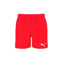 Kąpielówki męskie Puma Mid Shorts. Czerwone kąpielówki męskie Puma, m, bez wzorów. Za 173.99 zł.