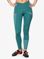 Legginsy wspinaczkowe damskie Ortovox Mandrea Tights. Zielone legginsy damskie ORTOVOX, bez wzorów, z elastanu. Za 474.99 zł.