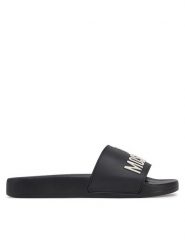 LOVE MOSCHINO Klapki JA28052G1MI14000 Czarny. Czarne klapki damskie Love Moschino, bez wzorów, z tworzywa sztucznego, bez obcasa, bez zapięcia. Za 469.99 zł.