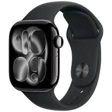 Zegarek Apple Watch Series 11 GPS + Cellular 46mm Jet Black Aluminium Case with Black Sport Band - M/L. Czarne zegarki smartwatch Apple, bez wzorów. Za 2,991.99 zł.