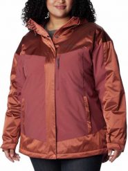 Kurtka ocieplana damska Columbia Point Park Insulated Jacket - faded peach sheen/beetroot. Fioletowe kurtki sportowe damskie Columbia, bez wzorów, bez ramiączek, bez kaptura. Za 698.43 zł.