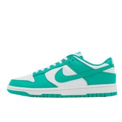 Buty do chodzenia męskie Nike Dunk Low Retro. Niebieskie buty sportowe męskie Nike, bez wzorów, z materiału, bez zapięcia, trekkingowe. Za 555.00 zł.