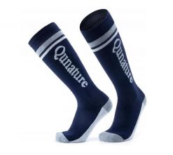 Zimowe skarpety sportowe unisex Qunature z wełną merino. Białe skarpetki damskie QUNATURE, bez wzorów, z elastanu. Za 60.00 zł.