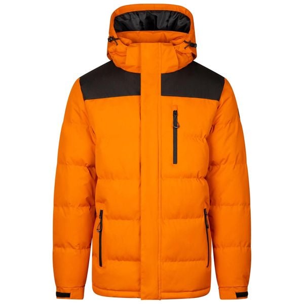 Męska Ocieplana Kurtka Ahmor. Brązowe kurtki męskie Trespass, m, bez wzorów, z materiału, z kapturem. Za 326.99 zł.