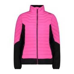 Kurtka damska turystyczna CMP 34Z2476. Czerwone kurtki sportowe damskie CMP, l, bez wzorów, z softshellu, bez ramiączek, bez kaptura. Za 601.80 zł.