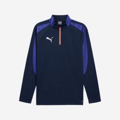 Bluza piłkarska Puma IndivLiga 24. Bluzy damskie Puma, xl, bez wzorów, z materiału, klasyczne, bez ramiączek, bez kaptura. Za 129.99 zł.