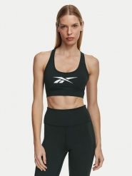 Reebok Biustonosz sportowy Reebok X Ewa Chodakowska RK25973CCW Czarny. Czarne koszulki sportowe damskie Reebok, m, bez wzorów, z syntetyku, bez ramiączek, na fitness i siłownię. Za 159.99 zł.