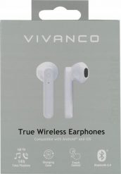 Słuchawki Vivanco Vivanco wireless headset Smart Air Pair, white (60599). Białe słuchawki bezprzewodowe VIVANCO. Za 142.13 zł.