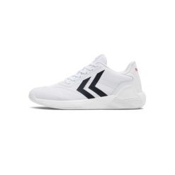 Buty halowe Hummel Algiz III. Białe buty sportowe męskie Hummel, bez wzorów, bez zapięcia, do piłki ręcznej. W wyprzedaży za 507.95 zł.
