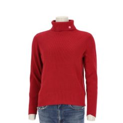 Second life - Lauren Ralph Lauren sweter damski - Jak nowy. Czerwone swetry nierozpinane damskie Ralph Lauren, l, bez wzorów, eleganckie, bez kołnierzyka, bez ramiączek. Za 127.76 zł.