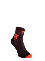 Skarpety biegowe X-Socks Trail Run Energy 4.0. Brązowe skarpety męskie X-Socks, bez wzorów, z elastanu. Za 84.00 zł.