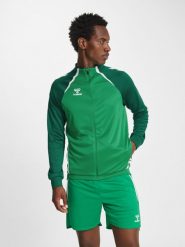 Bluza dresowa zapinana na zamek błyskawiczny Hummel Lead 2.0. Czarne bluzy damskie Hummel, l, bez wzorów, z dresówki, klasyczne, bez ramiączek, bez kaptura. Za 233.25 zł.