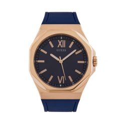 Zegarek Guess. Niebieskie zegarki męskie Guess, z aplikacjami. Za 489.99 zł.