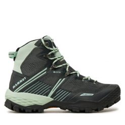 Trekkingi Mammut. Szare obuwie trekkingowe damskie Mammut, bez zapięcia. Za 759.99 zł.