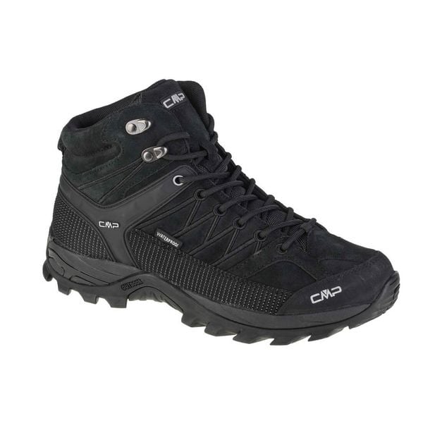 Buty trekkingowe męskie CMP Rigel Mid. Czarne trekkingi męskie CMP, z materiału, bez zapięcia. Za 349.00 zł.