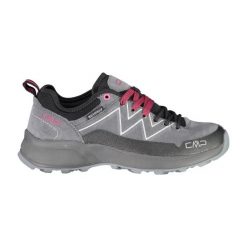 Damskie Niskie buty trekkingowe CMP Kaleepso WP. Szare obuwie trekkingowe damskie CMP, ze skóry, bez zapięcia. Za 354.00 zł.