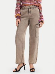Desigual Jeansy Casandr 24WWDD96 Szary Straight Fit. Szare jeansy damskie Desigual, bez wzorów, z bawełny. Za 299.99 zł.