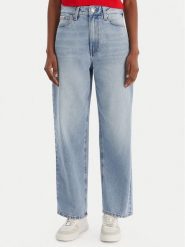 Calvin Klein Jeans Jeansy Eu Barrel LV047E628G Niebieski Regular Fit. Niebieskie jeansy damskie Calvin Klein Jeans, bez wzorów, z bawełny. Za 489.99 zł.